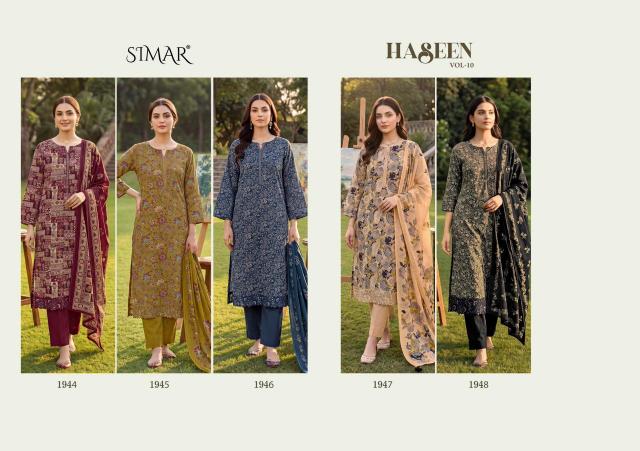 Glossy simar haseen vol - 10 wholesale dress materials coimbatore